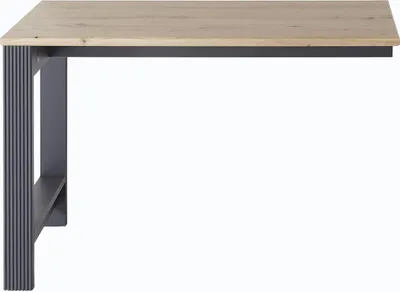 Image de Schreibtisch >Jasmin< in Graphit - 120x76x50cm (BxHxT)