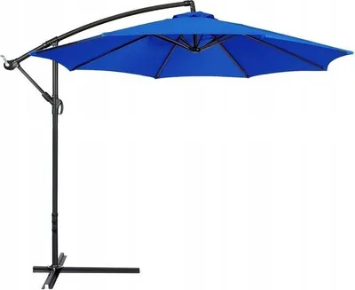 Produktbild von Gartenklappschirm SOLIMARE 300 cm, blau