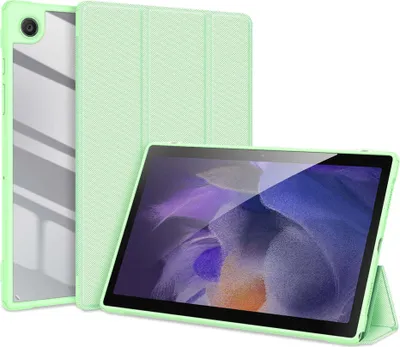 Produktbild von Dux Ducis Toby Eco-Leather Tablet-Ledertasche Schale Cover für Samsung Galaxy Tab A8 2021 10.5" mit Smart-Sleep Funktion Wake-Up Stifthalter Schutzhülle Grün