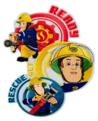 Obrázok produktu pre Fireman Sam © Ready Rescue - nášivka, nažehľovačka, nažehľovací obrázok, nášivka, nášivka, na nažehlenie, veľkosť: 7,6 x 6,5 cm