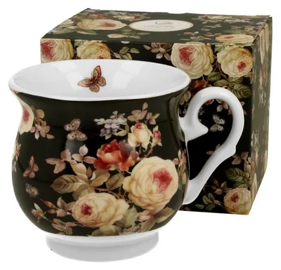 Produktbild von DUO FLORAL Becher 500 ml WARDA New Bone China Porzellan