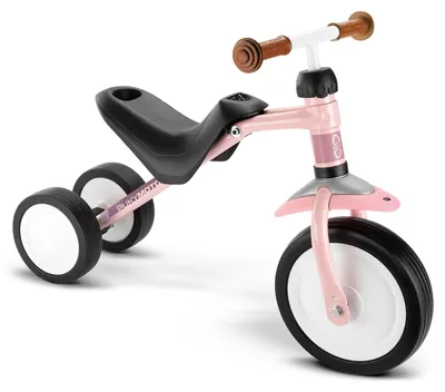 Kinder-Loopfiets ab 1,5 Jahren, Retro Roze, 63 x 18,5 cm