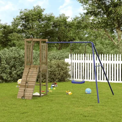 Produktbild von Möbel Spielturm Imprägniertes Kiefernholz - Schaukeln 3155950