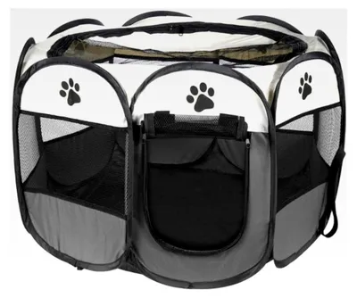 Produktbild von Faltbarer Welpenlaufstall Tierlaufstall Hundekäfig Ø 67 cm x 46 cm