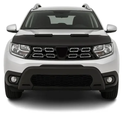 Produktbild von Haubenbra Steinschlagschutz Bonnet Bra für Dacia Duster 2018-2024 Schwarz Halb