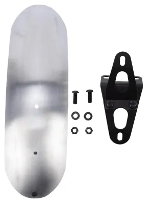 Produktbild von Motorrad-Vorderradkotflügel aus Aluminiumlegierung, hochmontierter Spritzschutz, Ersatz für R12 NineT R NineT Scrambler Option 719 Silber
