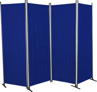Produktbild von Angerer Paravent 4-tlg. PE blau
