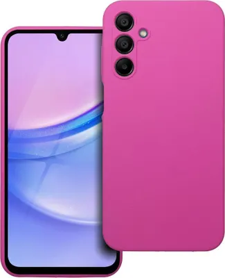 Image de SILICONE 2mm Housse pour portable compatible SAMSUNG A15 5G / A15 4G rose