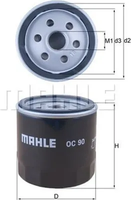 Produktbild von Ölfilter KNECHT OC 90