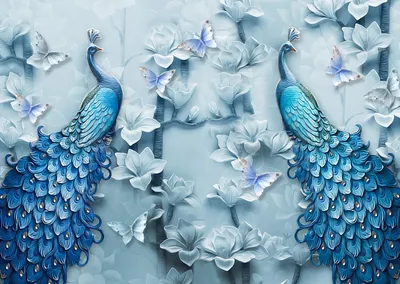 Produktbild von ENJOY Puzzle Blaue Pfaue 1000 Teile
