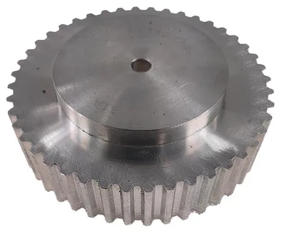 Obrázek produktu pro Zubová řemenice, P: 10 mm, 44 zubů, řemen 25 mm, hliník, T10, Ozdowski