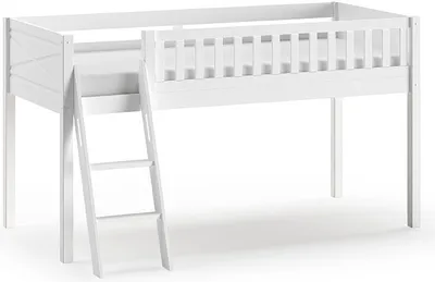 Produktbild von Halbhohes Bett Scottie 90x200 cm-weiß