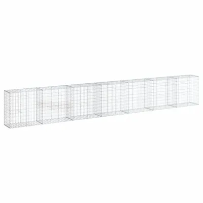 Produktbild von vidaXL Gabione mit Deckel 700x50x100 cm Verzinktes Eisen