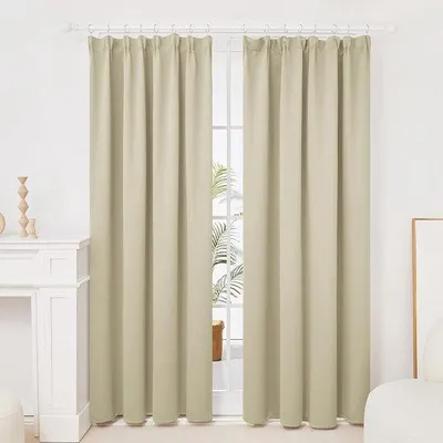 Productafbeelding van Famanu Verduisteringsgordijn, hoogwaardig polyester, 140x175 cm - Zwart