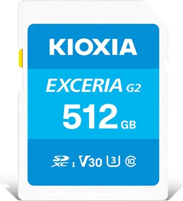 Produktbild von Kioxia Exceria G2 SD Card 512GB