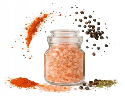 Productafbeelding van Bimberek glazen potten met deksel voor kruiden, 205 ml