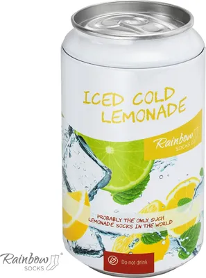 Obrázok produktu pre Limonádové ponožky v plechovke Limonádové ponožky v plechovke EU 41-46