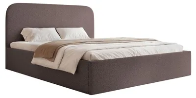 Produktbild von Selsey Sonvivo - Polsterbett 180x200 mit Bettkasten, Bouclé, braun