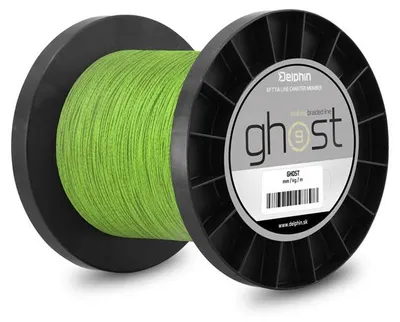 Obrázek produktu pro Delphin Šňůra Ghost 8+1 zelená - 0,16mm 8,2kg 6000m