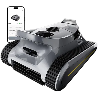 Produktbild von Schnurloser Roboter Poolreiniger - Poolvakuum 180W bürstenloser Motor, 45.000Pa Saug, Wandklettern, Sonarnavigation, 3 Modi Automatischer Poolroboter für Boden- und Oberbodenpools bis zu 2150 Quadratfuß