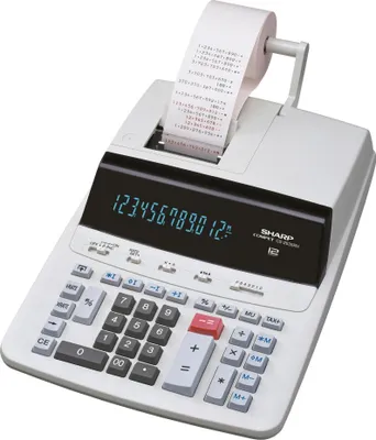 Produktbild von Sharp Tischrechner CS-2635RH-GYSE 12Zeichen druckend Netz/Batterie ws
