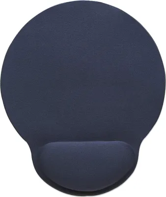 Produktbild von MANHATTAN Mauspad Schaumstoff mit Handballenauflage blau