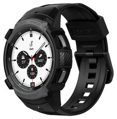 Image de Pasek Spigen Rugged Armor Pro Samsung Galaxy Watch 4 Classic 42mm Charcoal Grey