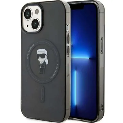 Immagine prodotto di Karl Lagerfeld Klhmp15Shfcknok Custodia rigida per Iphone 15 / 14 / 13 6.1 Czarny/Nero Iml Ikonik Magsafe