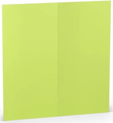 Produktbild von Rössler 16406922, Standard-Grußkarte, Limette, Karton, 220 g/m², 100 Stück(e)