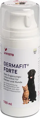 Produktbild von Livisto Dermafit forte 100 ml | für Hunde & Katzen | Dermatose & Haarausfall