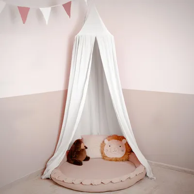 Produktbild von Baldachin für Kinderzimmer aus 100% Musselin - handgenäht