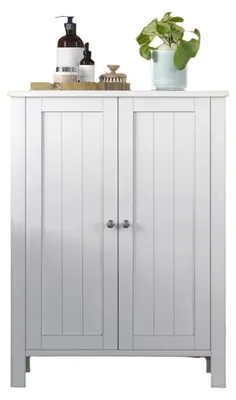 Immagine prodotto di Mobile bagno sospeso in MDF bianco, dimensioni 60 x 80 x 30 cm