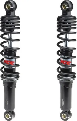 Produktbild von Stoßdämpfer Federbeine Set 300mm schwarz (10/10mm) Universal Mofa Moped Mokick