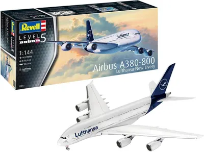 Produktbild von Revell Airbus A380-800 "Lufthansa" New Livery 1:144