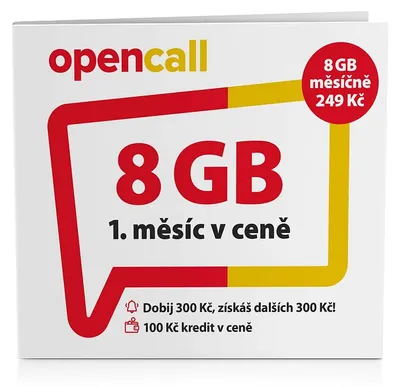Produktbild von O2 Předplacená karta OpenCall