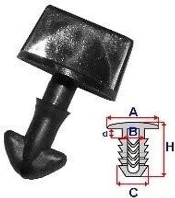 Image de ROMIX Clip enjoliveur / protection C60155 adaptable sur PEUGEOT PARTNER Fourgon (5)