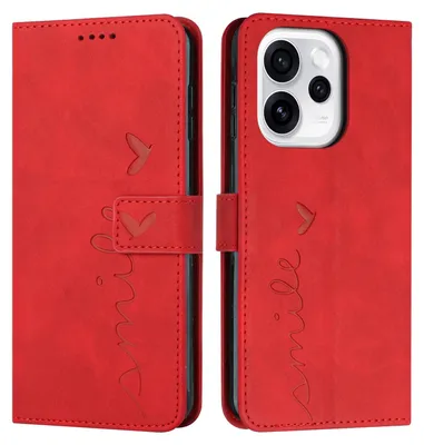 Produktbild von OPPO Reno15 Pro Hülle - Coverup Smile Klapphülle - Rot