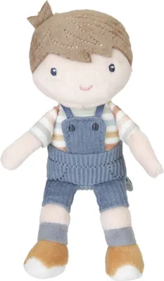 Produktbild von Little Dutch Vintage Sunny Stripes Kuschelpuppe - Jim - 10 cm