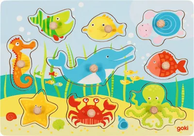 Produktbild von goki Steckpuzzle Unterwasserwelt II