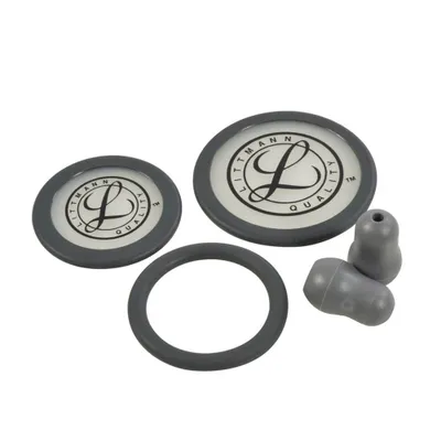 Produktbild von "Ersatzteile-Set für Stethoskope – Verstellbare Membranen, Ohrstöpsel und Kälteschutzring, Schwarz Classic III Cardiology IV"