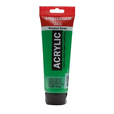 Zdjęcie produktu dla Amsterdam Standard Series Acrylic Paint Tube 250 ml - Permanent Green Light 618