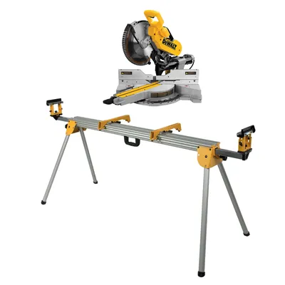 Produktbild von DeWALT Paneelsägen-Set DWS780KIT inkl. Universal-Untergestell DE7023 - Kappsäge