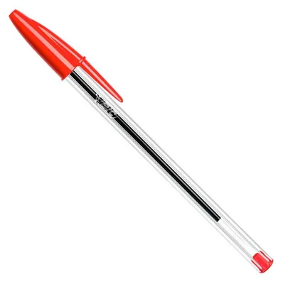 Image de Pack 50 Unit. Stylo Bic Cristal Couleur Rouge