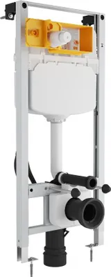Obrázek produktu pro Excellent | Splachovací nádržka pod omítku Shiro Premium - 1150-1350 mm - Nerezová ocel - Hygienický design - Pure Power System