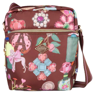 Produktbild von Oilily Umhängetasche Deja Futur Sandrine Bag Hot Chocolate dunkelbraun