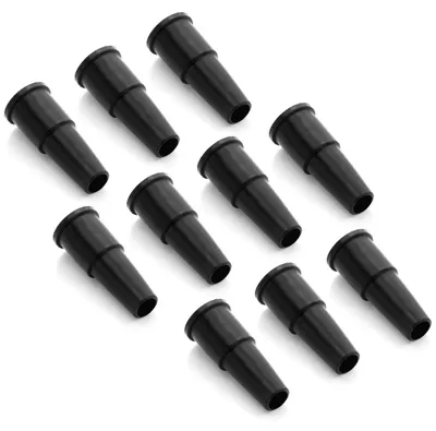 Produktbild von deleyCON 10x Gummitüllen Kabelschutz Isolierkappe - F-Stecker Wetterschutz für Sat LNB DiseqC Koaxial Antennenkabel - 10 Stück