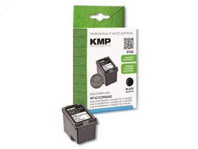 Produktbild von KMP H160, Schwarz, Tinte auf Pigmentbasis, 4 ml, 200 Seiten