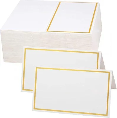 Image de Cartes de visite élégantes - 25 pièces - Blanc - Carton de haute qualité