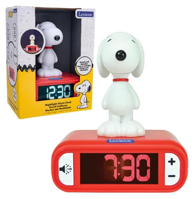 Immagine prodotto di Sveglia - Lampada notturna Snoopy con effetti sonori