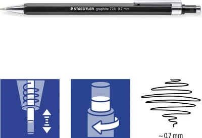 Immagine prodotto di STAEDTLER Druckbleistift graphite 0.7 schwarz